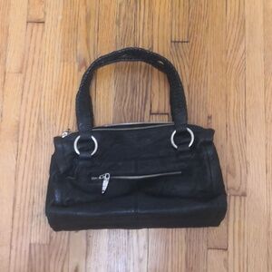 PALIO Leather Shoulder Bag w Tassel